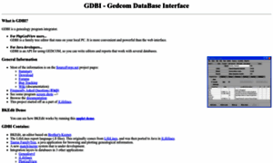 Gdbi.sourceforge.net thumbnail