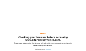 Gdprprivacynotice.com thumbnail