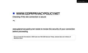 Gdprprivacypolicy.net thumbnail