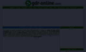 Gdr-online.com thumbnail