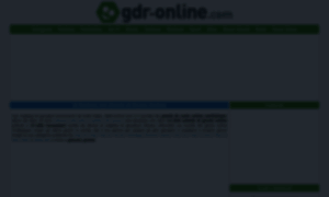 Gdr-online.net thumbnail