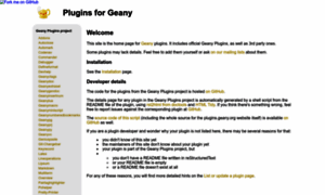 Geany-plugins.sourceforge.net thumbnail