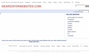 Gearedforwebsites.com thumbnail