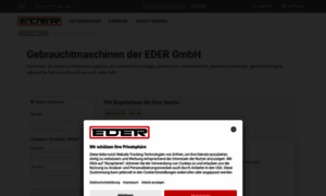 Gebrauchtmaschinen.eder-gmbh.de thumbnail