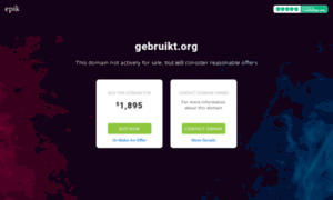 Gebruikt.org thumbnail