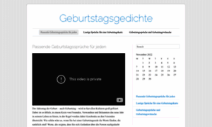 Geburtstagsspruchezumgeburtstag.wordpress.com thumbnail