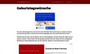 Geburtstagswuensche.wiki thumbnail