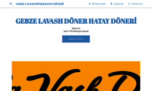 Gebze-la-vash-doner-hatay-doneri.business.site thumbnail