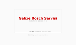 Gebzeboschservisi.net thumbnail