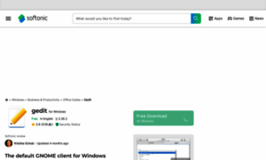 Gedit.en.softonic.com thumbnail