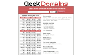 Geek-domains.com thumbnail