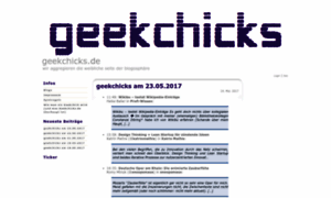 Geekchicks.de thumbnail