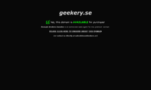 Geekery.se thumbnail