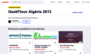 Geekftourdz2013.eventbrite.fr thumbnail