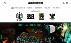 Geekgrindcoffee.com thumbnail