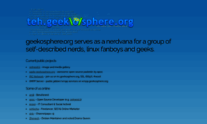 Geekosphere.org thumbnail
