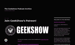 Geekshowpodcastarchive.com thumbnail