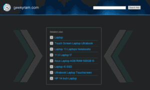 Geekyram.com thumbnail