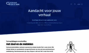 Geenbladvoordemond.nl thumbnail