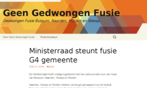 Geengedwongenfusie.nl thumbnail