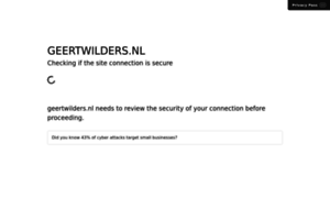 Geertwilders.nl thumbnail