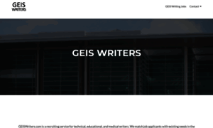 Geiswriters.com thumbnail