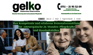 Gelko-pflegevermittlung.de thumbnail