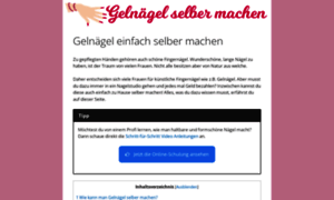 Gelnaegelselbermachen.net thumbnail