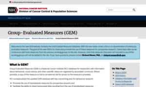 Gem-measures.org thumbnail