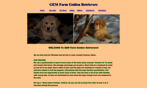 Gemfarmgoldenretrievers.com thumbnail