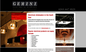 Geminielectricalsupplieslondon.co.uk thumbnail