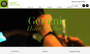 Geminihairstudio.com thumbnail