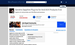 Genarts-sapphire-plug-ins-for-avid-avx-p.software.informer.com thumbnail