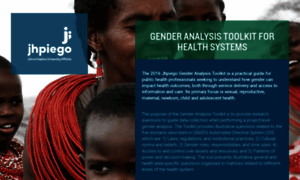 Gender.jhpiego.org thumbnail