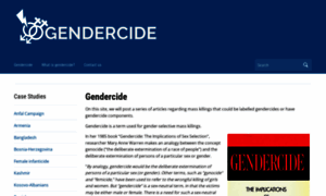 Gendercide.org thumbnail