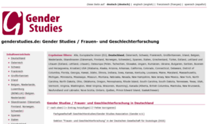 Genderstudies.de thumbnail