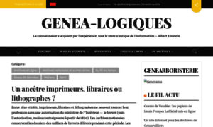 Genea-logiques.com thumbnail