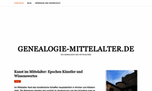 Genealogie-mittelalter.de thumbnail