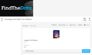 Genealogy-software.findthebest.com thumbnail