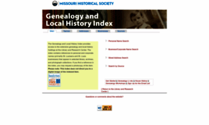 Genealogy.mohistory.org thumbnail