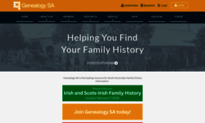 Genealogysa.org.au thumbnail