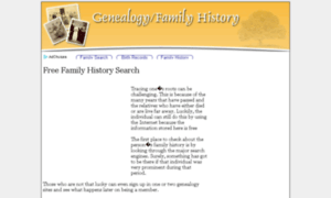 Geneaology.kgcenterprise.com thumbnail