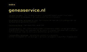 Geneaservice.nl thumbnail