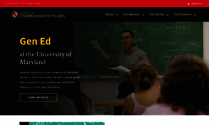 Gened.umd.edu thumbnail