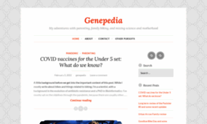 Genepedia.wordpress.com thumbnail