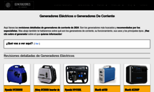 Generadoresdecorriente.online thumbnail