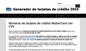 Generadortarjetascredito.com thumbnail