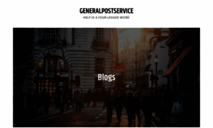 Generalpostservice.co thumbnail