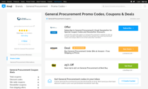 Generalprocurement.bluepromocode.com thumbnail