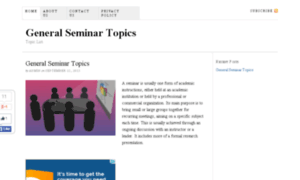 Generalseminartopics.in thumbnail